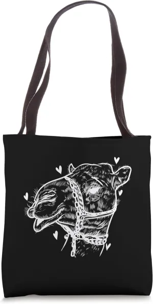 Camel Caravan Desert Tote Bag