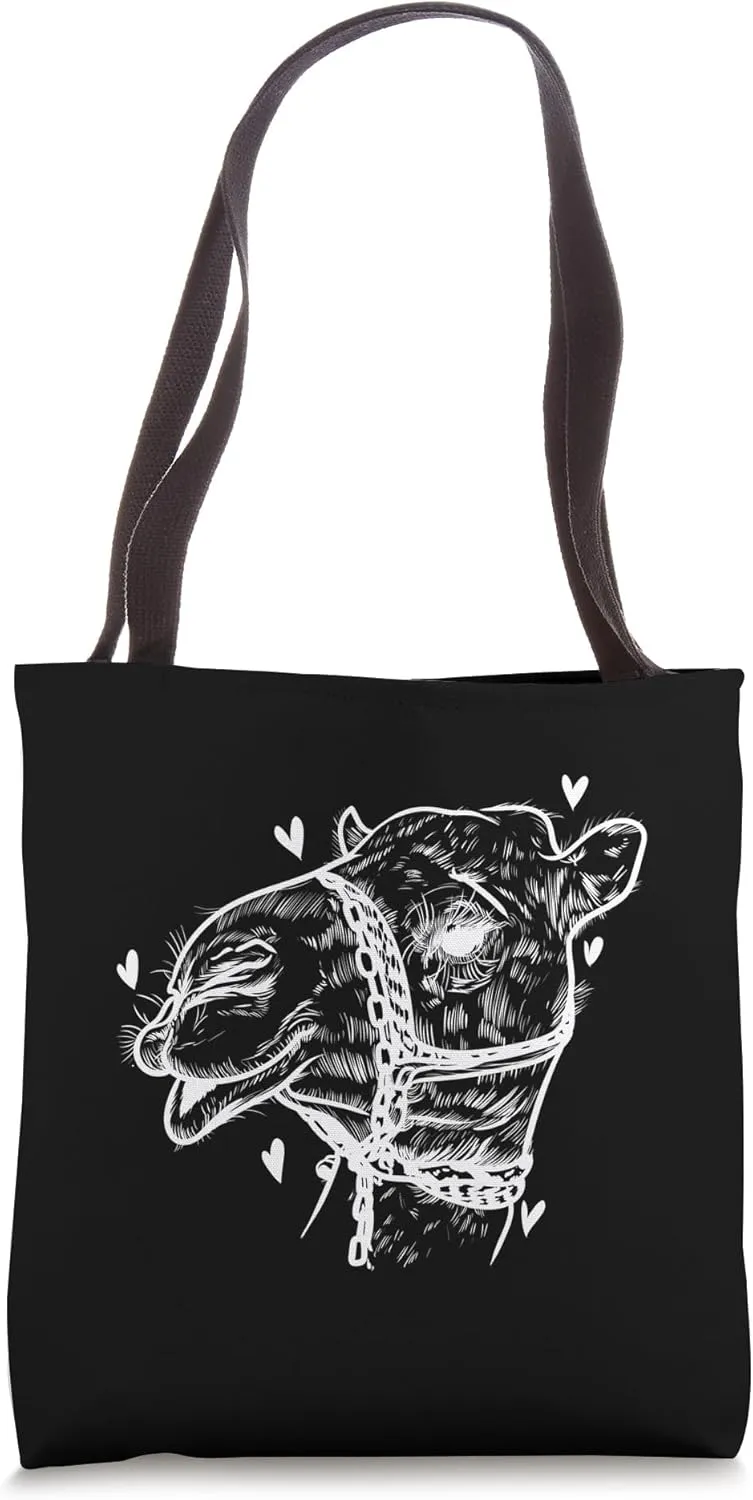 Camel Caravan Desert Tote Bag
