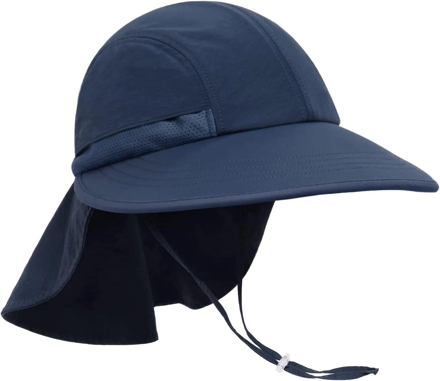 Camptrace Toddler Kids Sun Hats with Neck Flap UPF 50  UV Protection Wide Rigid Brim Boys Girls Beach Swim Sunhat