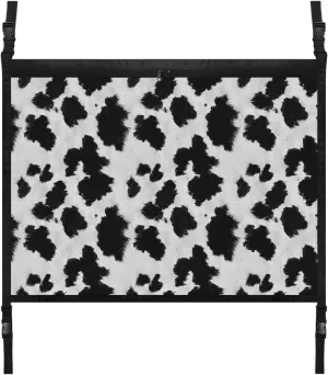 Car Ceiling Cargo Net for SUV, Cow Texture Print Car Ceiling Storage, Truck Netting for Cargo, Load Capacity Truck Interior Accessories for Van, Car Roof Camping Essentials