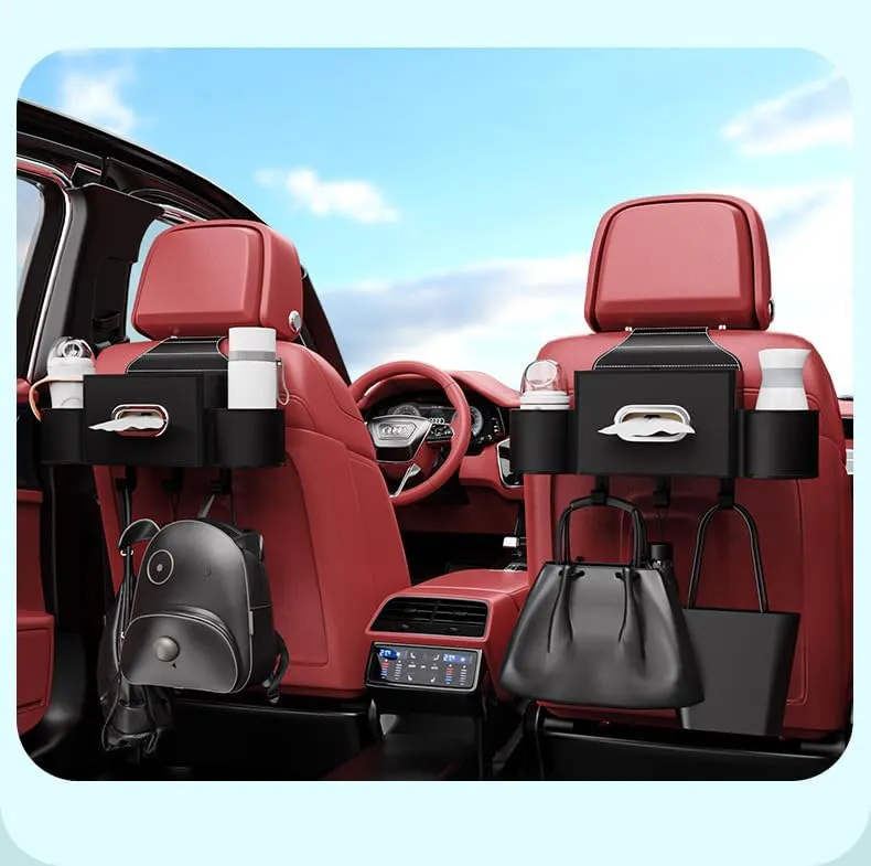 Car Seat Storage Box for Alfa Romeo Tonale,Multifunctiona Cup Tissue Drink Holder Fashionable Hanging Storage Organizer Box Pocket Stowage Bag,B