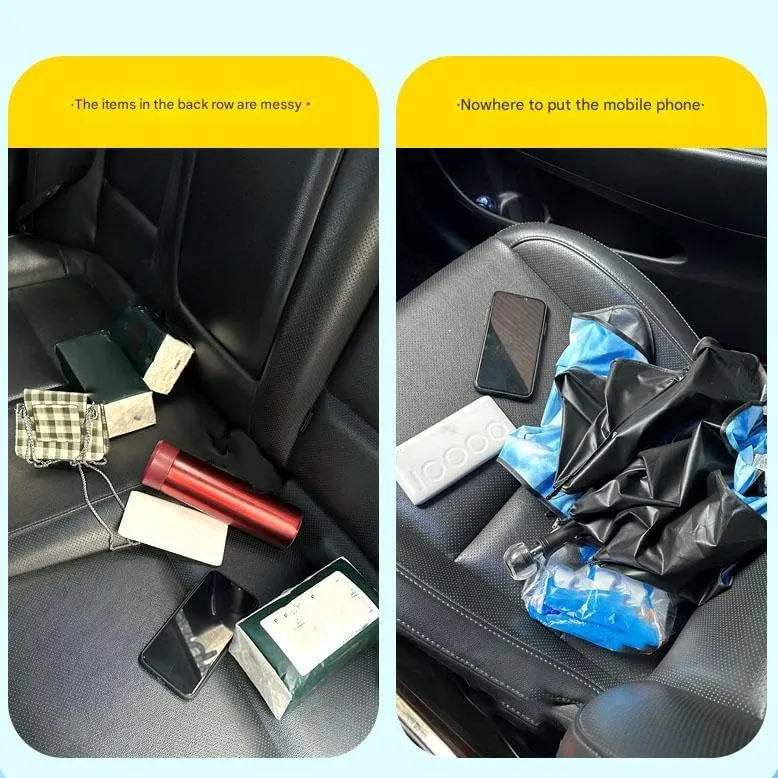 Car Seat Storage Box for Alfa Romeo Tonale,Multifunctiona Cup Tissue Drink Holder Fashionable Hanging Storage Organizer Box Pocket Stowage Bag,B