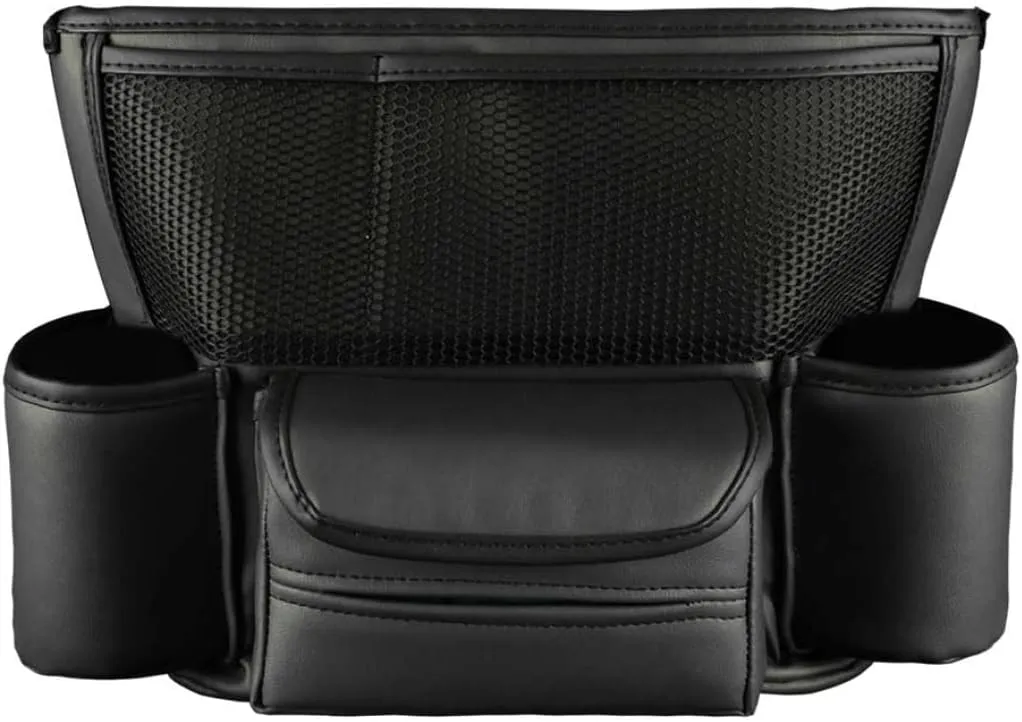 Car Storage Bag Between Seats Netting Pocket Car Handbag Holder Car Boot Organiser Storage Auto Interior Boot Tidy for Car Black