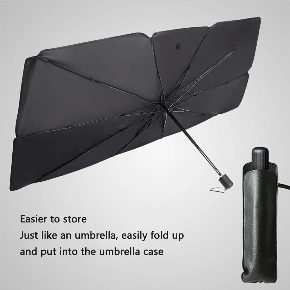 Car Windshield Sun Shade for Mazda Biante 2008-2018, Foldable Car Front Window Windshield Sunshades Cover Sun Protector Interior Accessories,L