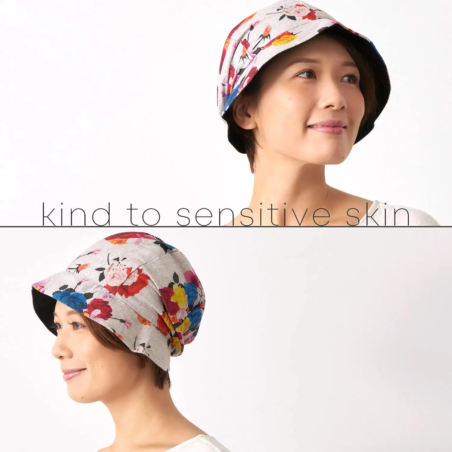 CHARM Womens Foldable Sun Hat - Summer UPF 50 Protection Floppy Bucket Chemo Cap