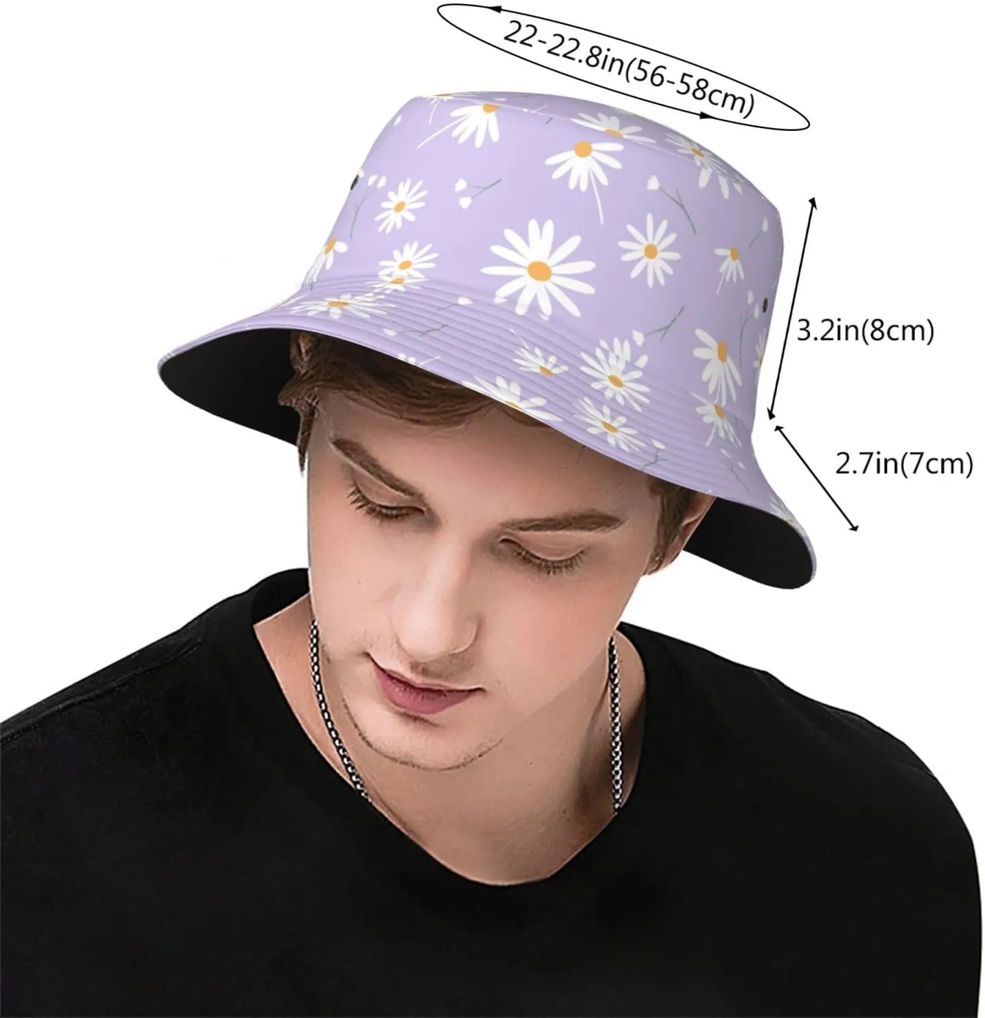 Cherry Blossoms Bucket Hat for Men Women Beach Sun Hats Fisherman Hat Unisex Outdoor Cap