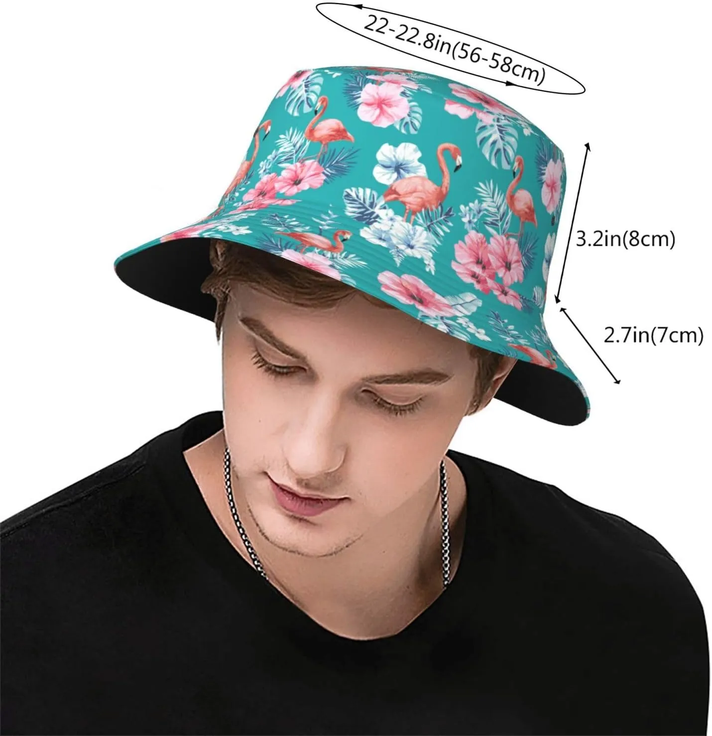Cherry Blossoms Bucket Hat for Men Women Beach Sun Hats Fisherman Hat Unisex Outdoor Cap