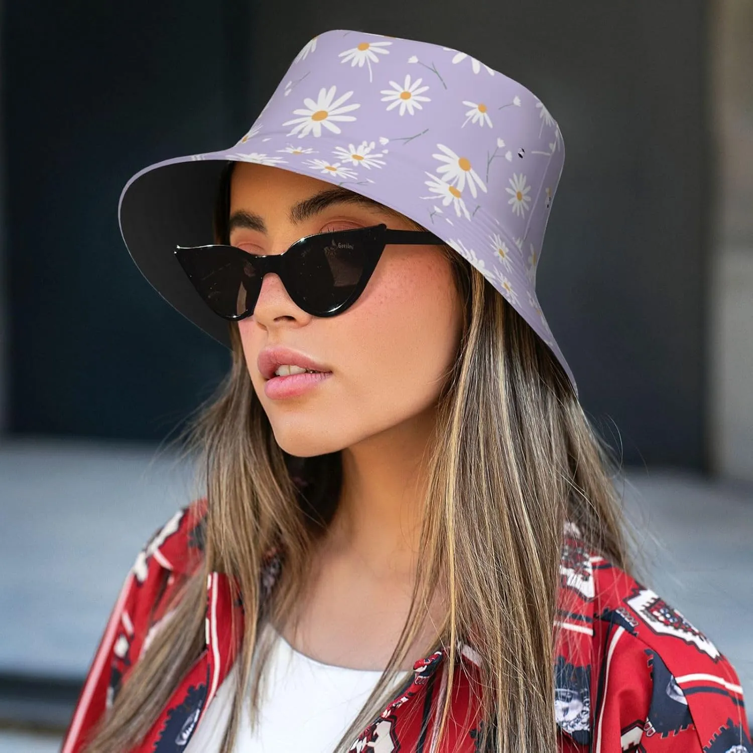 Cherry Blossoms Bucket Hat for Men Women Beach Sun Hats Fisherman Hat Unisex Outdoor Cap