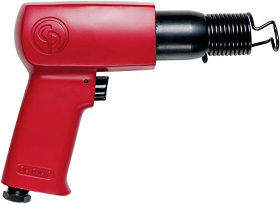 Chicago Pneumatic CP7111 - Air Hammer,0.401 Inch (10.2 mm), Round Shank, Stroke 2.64 in / 67 mm, Bore Diameter 0.75 in / 19 mm, 3000 Blow Per Minute, Welding Equipment Tool, Construction