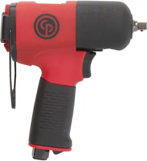 Chicago Pneumatic CP8222-P - 3/8 Inch Air Impact Wrench, Pistol Handle, Max Torque Reverse Output 332 ft. lbf / 450 Nm, 11500 RPM, Twin Hammer