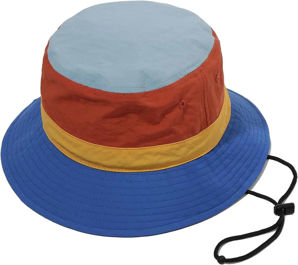 Clakllie Quick Dry Fishing Hat Waterproof Boonie Sun Hat with Strap Chin Lightweight Beach Safari Hat UPF 50  Jungle Bush Hat