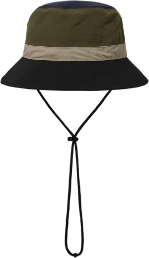 Clakllie Quick Dry Fishing Hat Waterproof Boonie Sun Hat with Strap Chin Lightweight Beach Safari Hat UPF 50  Jungle Bush Hat