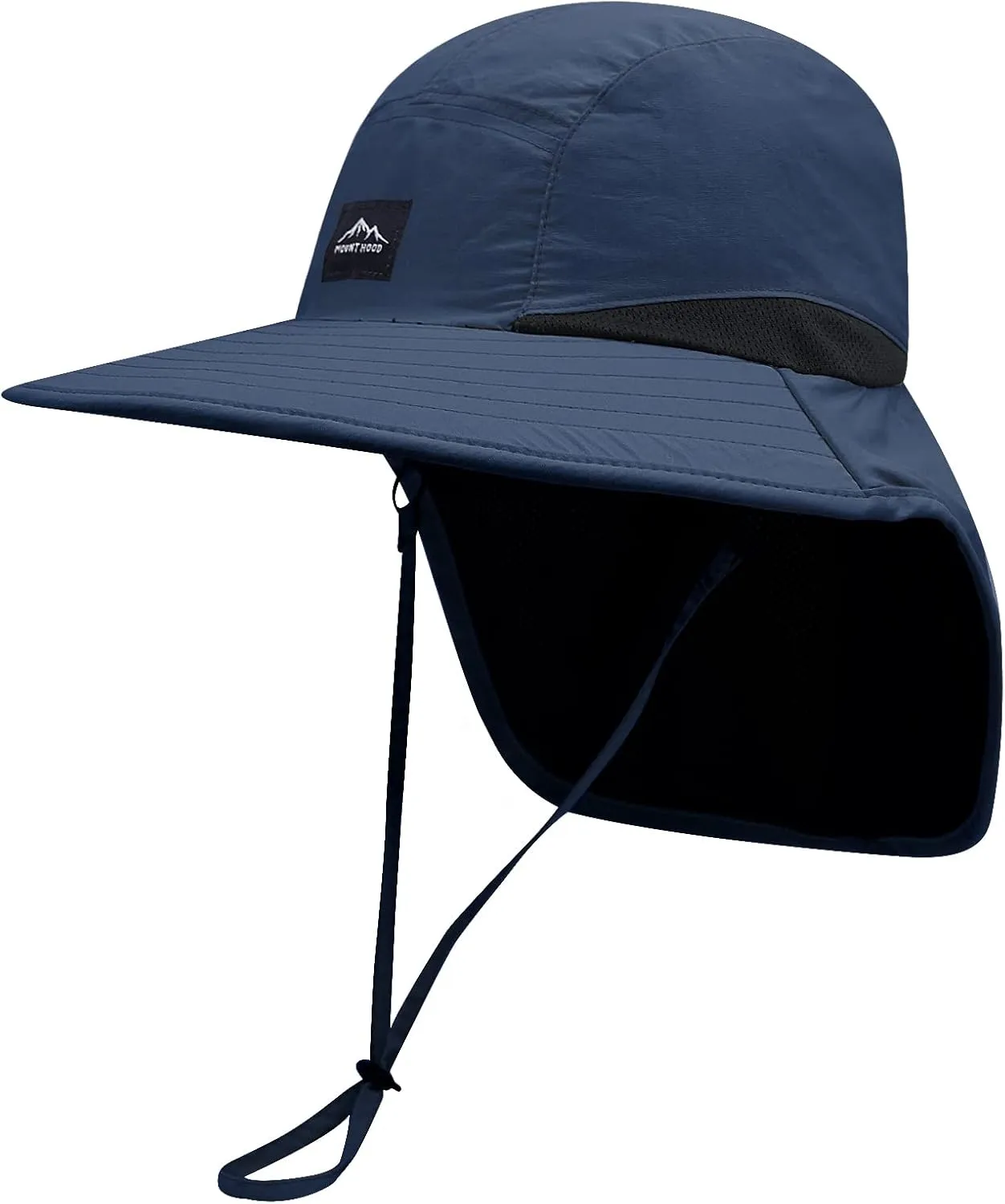 Clakllie Waterproof Wide Brim Sun Hat with Neck Flap UPF 50  Fishing Hats Sun Protection Gardening Safari Hat for Hiking
