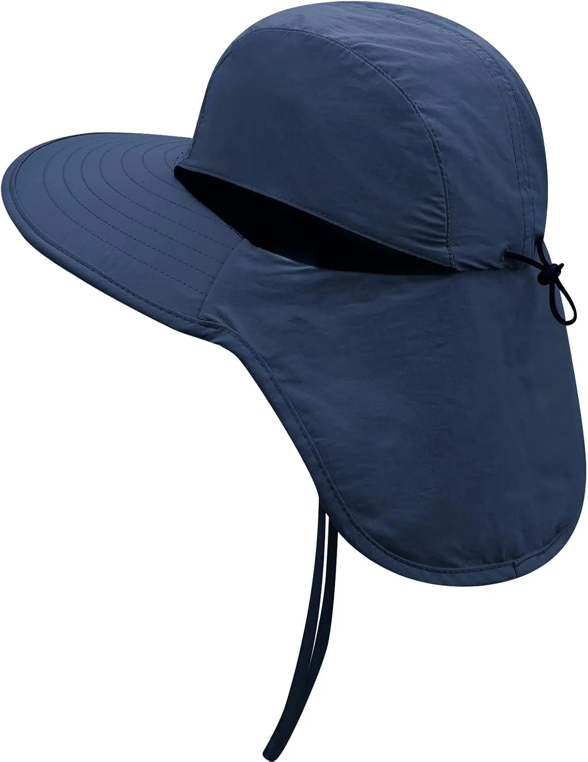 Clakllie Waterproof Wide Brim Sun Hat with Neck Flap UPF 50  Fishing Hats Sun Protection Gardening Safari Hat for Hiking