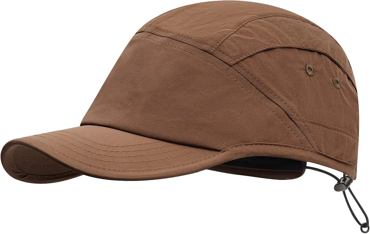 CLAPE 5 Panel Hat Adjustable Baseball Cap Dry Quick Outdoor Sport Cap Cool Sun Hat Trucker Caps Unstructured Fitted Cap