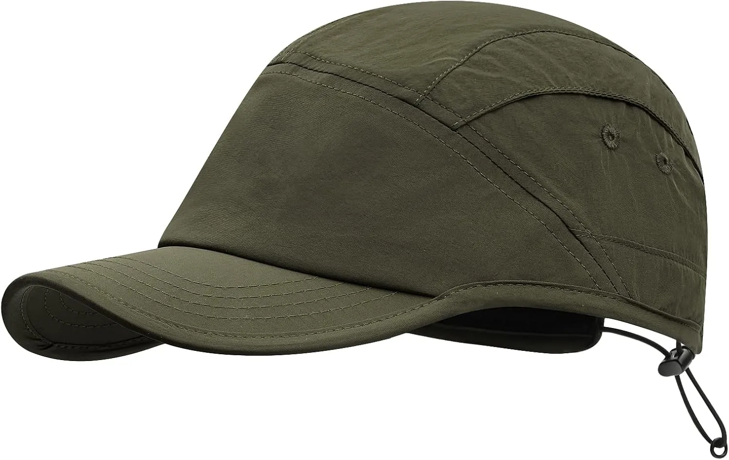 CLAPE 5 Panel Hat Adjustable Baseball Cap Dry Quick Outdoor Sport Cap Cool Sun Hat Trucker Caps Unstructured Fitted Cap