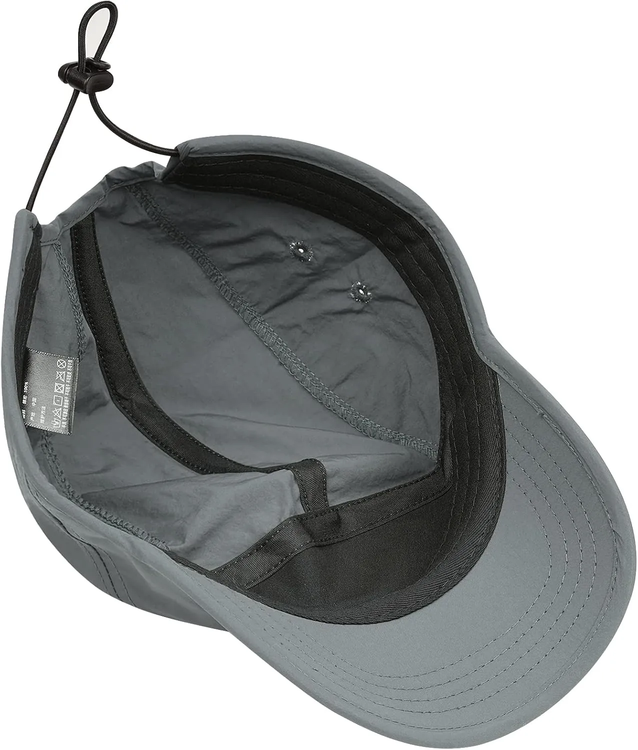 CLAPE 5 Panel Hat Adjustable Baseball Cap Dry Quick Outdoor Sport Cap Cool Sun Hat Trucker Caps Unstructured Fitted Cap