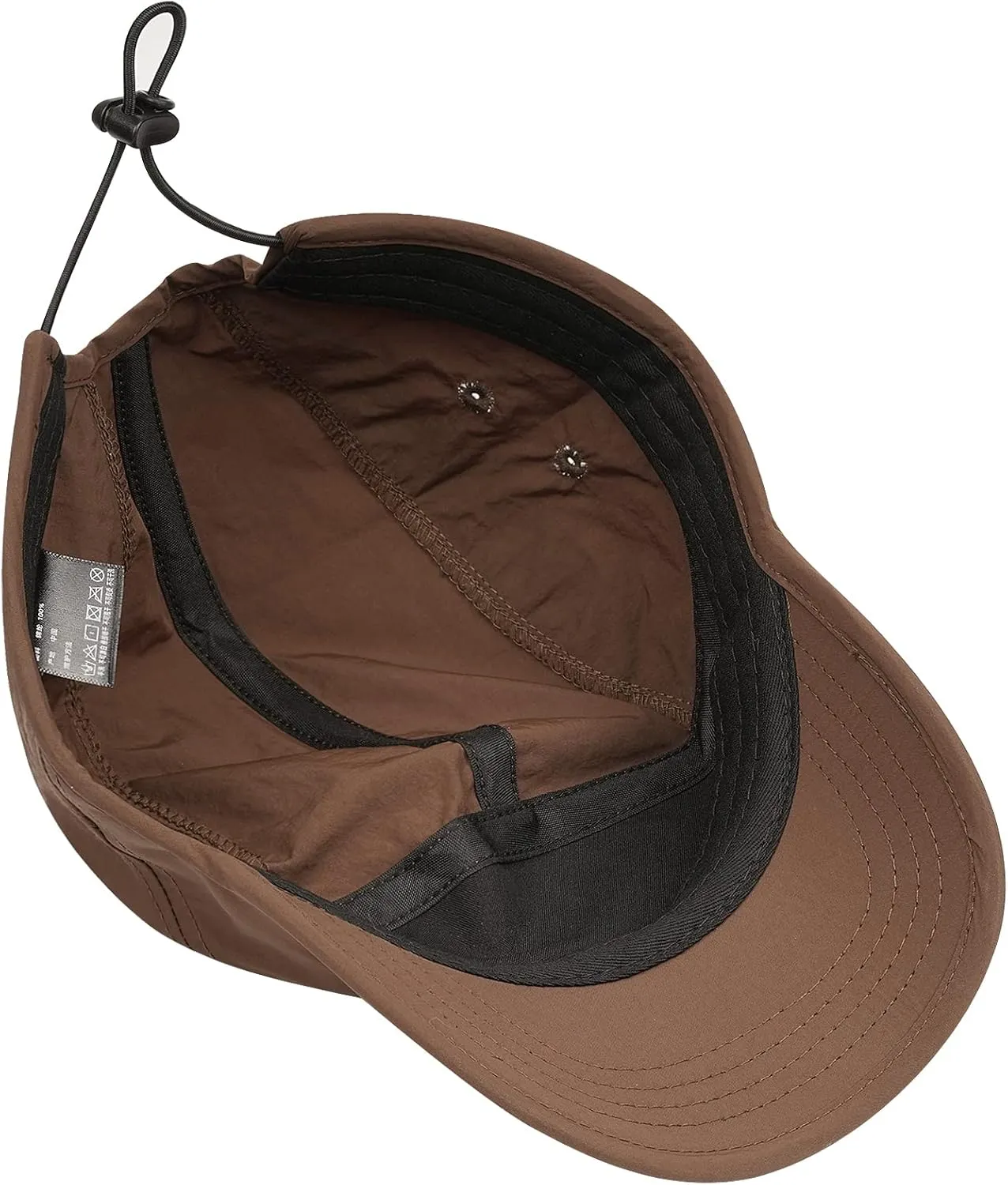 CLAPE 5 Panel Hat Adjustable Baseball Cap Dry Quick Outdoor Sport Cap Cool Sun Hat Trucker Caps Unstructured Fitted Cap