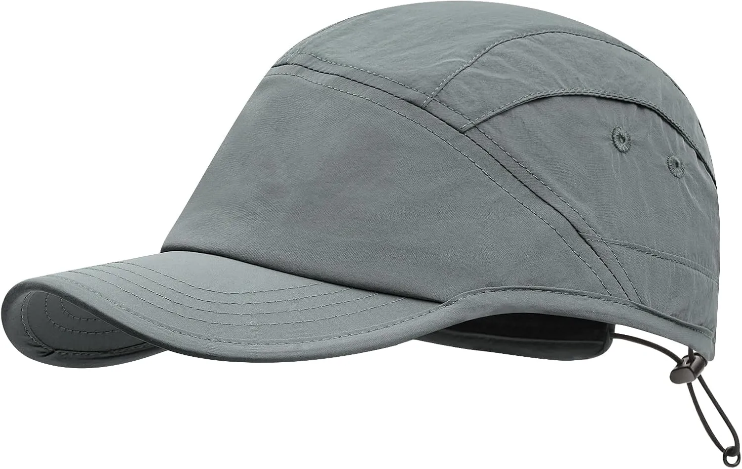 CLAPE 5 Panel Hat Adjustable Baseball Cap Dry Quick Outdoor Sport Cap Cool Sun Hat Trucker Caps Unstructured Fitted Cap