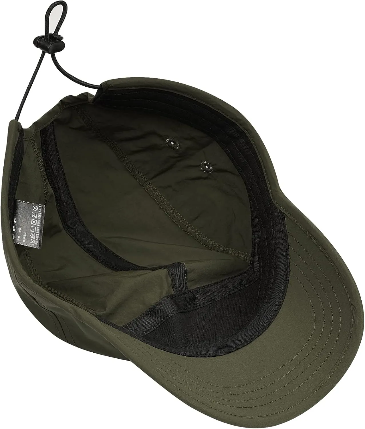 CLAPE 5 Panel Hat Adjustable Baseball Cap Dry Quick Outdoor Sport Cap Cool Sun Hat Trucker Caps Unstructured Fitted Cap