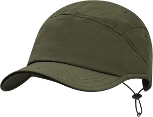 CLAPE 5 Panel Hat Adjustable Baseball Cap Dry Quick Outdoor Sport Cap Cool Sun Hat Trucker Caps Unstructured Fitted Cap