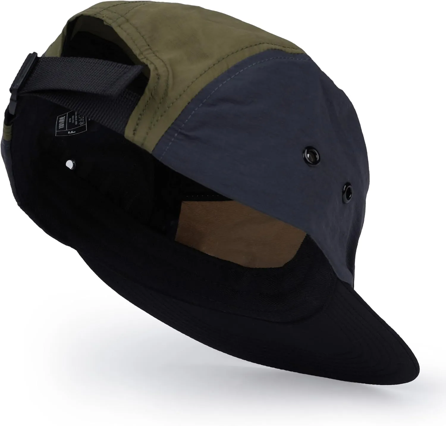 CLAPE 5 Panel Hat for Men, Curved Brim UPF50  Sun Hats Quick Dry Outdoor Sports Running Hat Baseball Cap