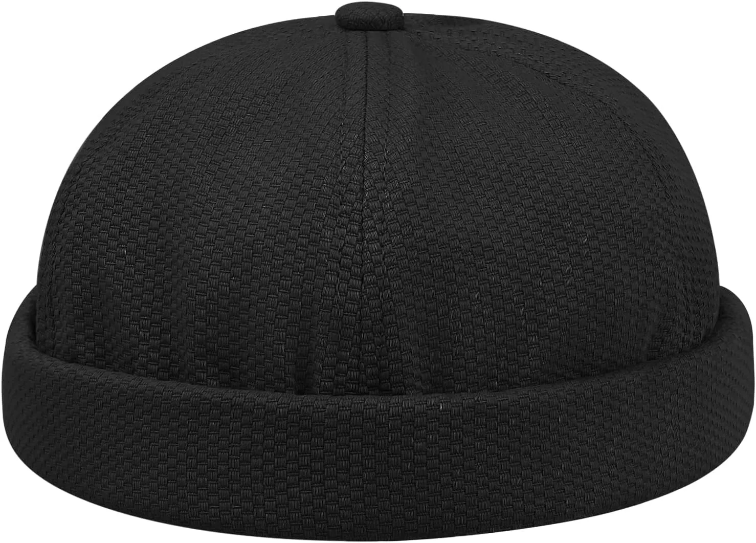 CLAPE Men Hats Docker Cap Breathable Beanie Brimless Hat Rolled Cuff Harbour Sailor Fisherman Leon Hat Waterproof Skullcap