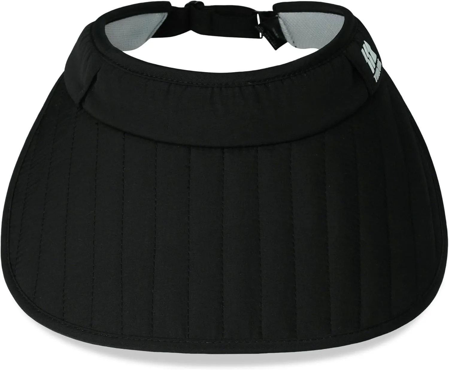 CLAPE Sun Visors for Women, UPF 50  Waterproof Foldable Wide Brim Womens Beach Hats with Windproof Strap & Sunglasses Holder