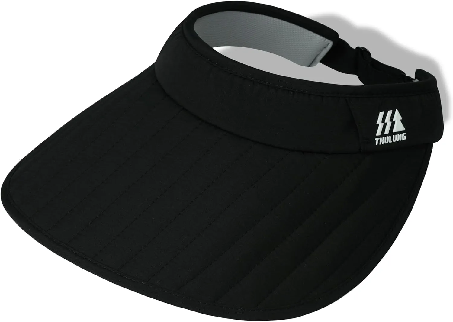 CLAPE Sun Visors for Women, UPF 50  Waterproof Foldable Wide Brim Womens Beach Hats with Windproof Strap & Sunglasses Holder
