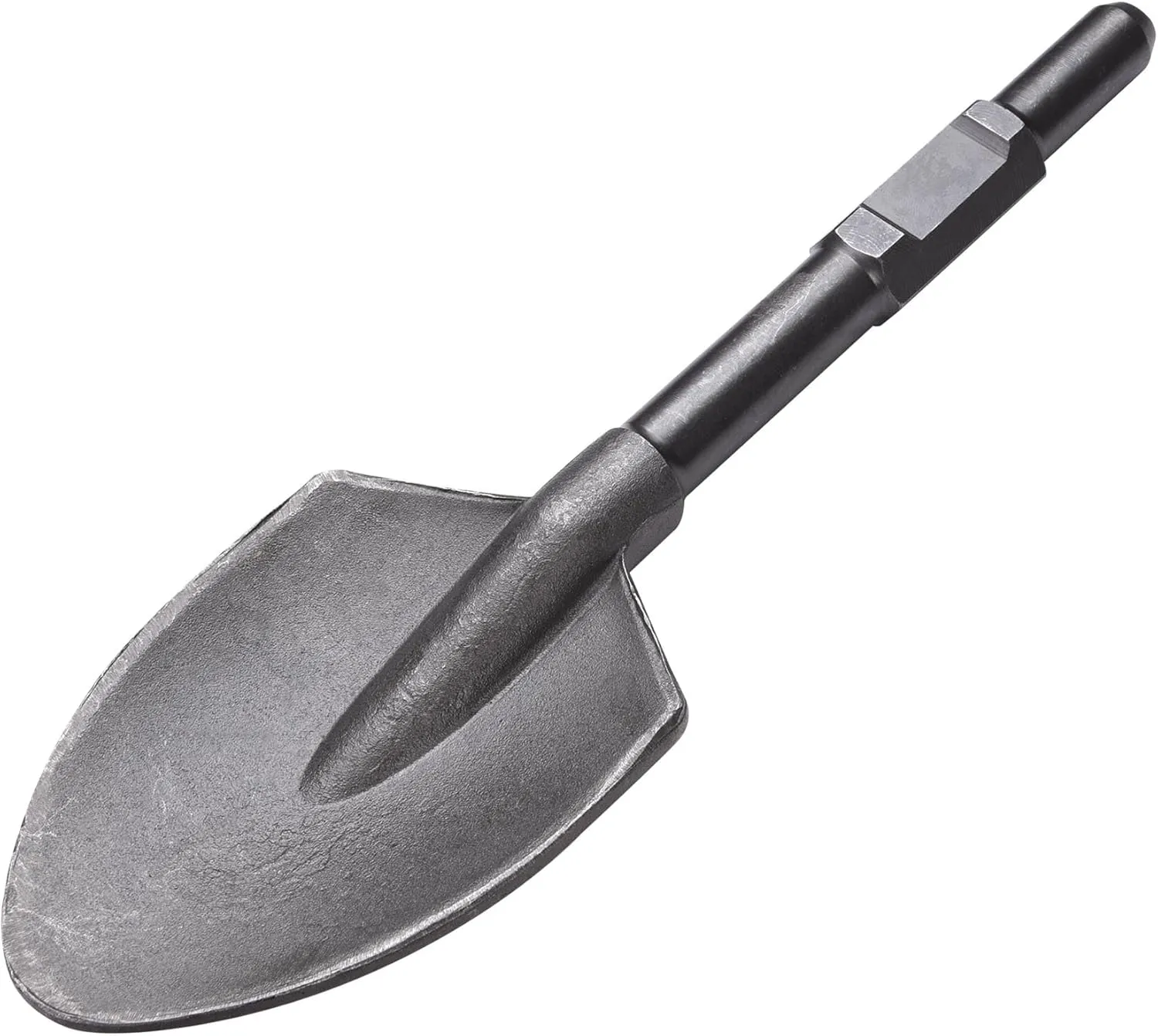 Clay Spade Scoop Shovel Bit for 1-1/8" Hex, 40cr Steel Drill Shovel Bit, Electric Demolition Jack Hammer Scoop Shovel, Clay Spade Chisel Bit for Garden-Drilling Decorations,Landscaping
