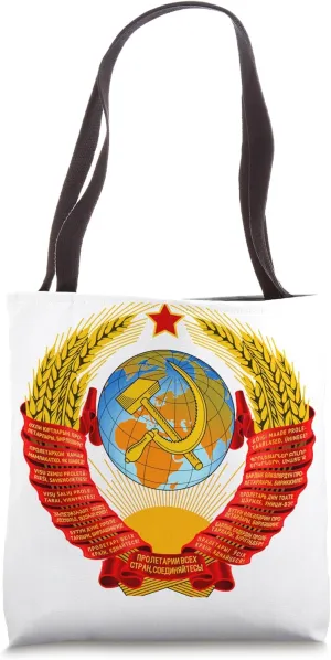 Coat of arms of the Soviet Union (1956–1991) Tote Bag