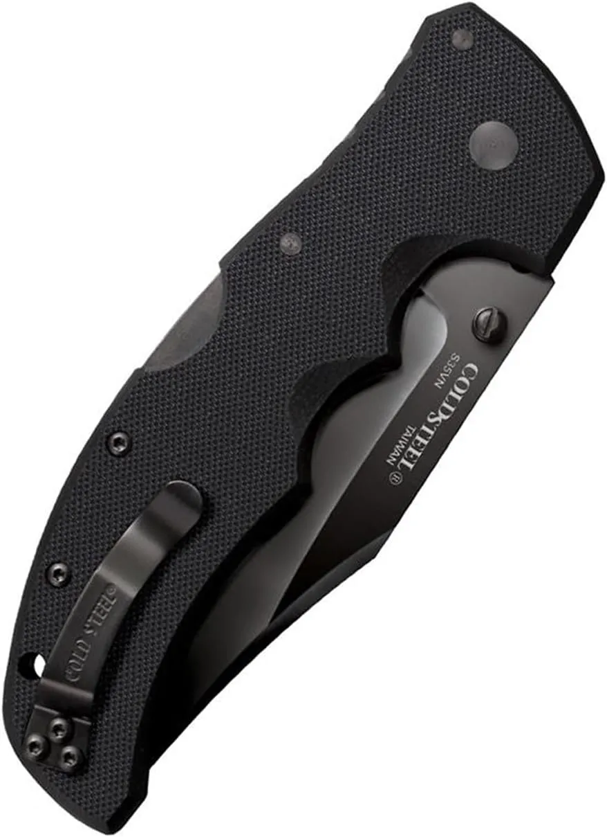 Cold Steel Recon 1 4" S35VN Razor-Sharp Blade 5.375" G-10 Handle Tactical Folding Knife w/Tri-Ad Lock, Ambidextrous Pocket/Belt Clip