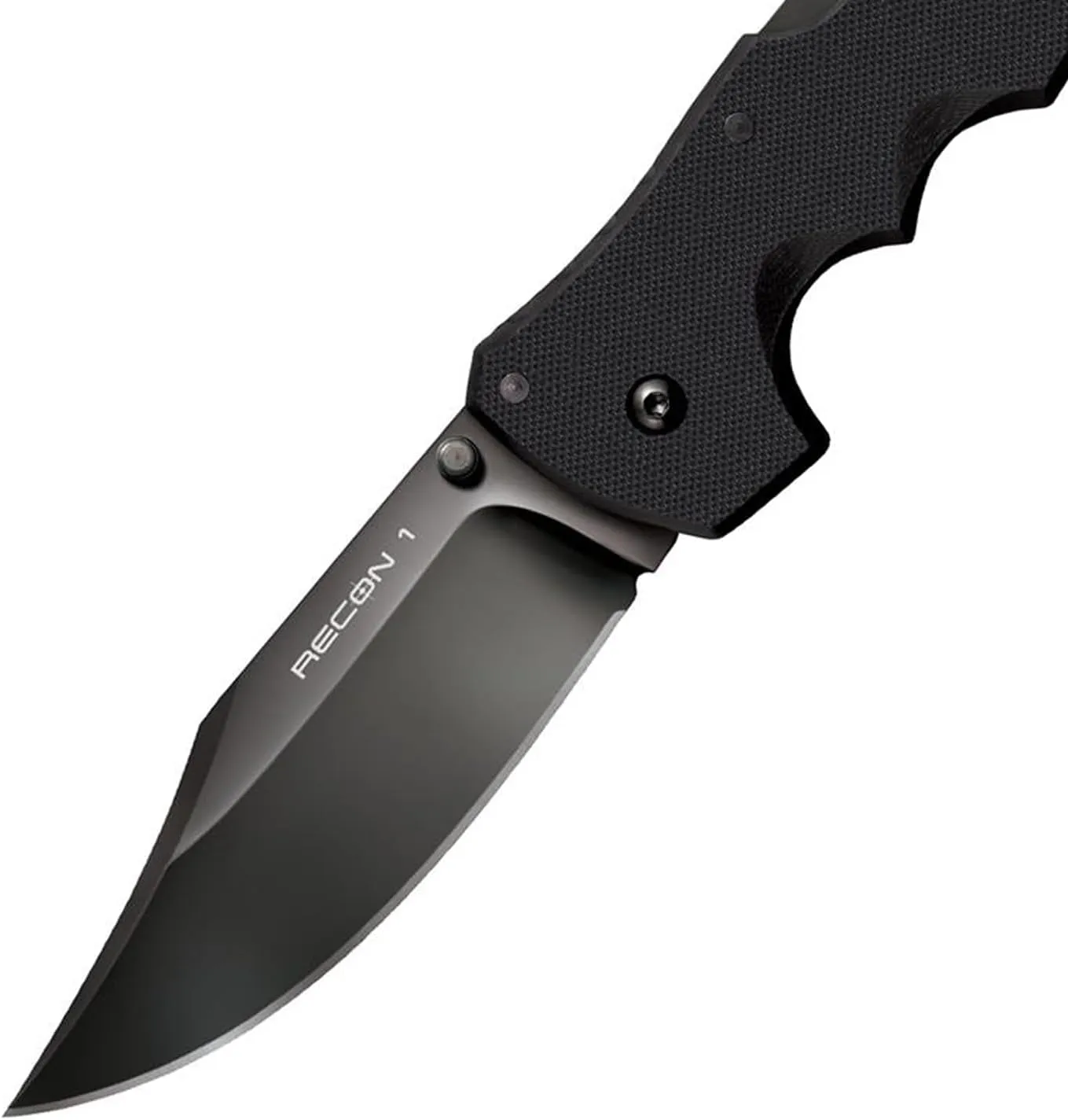 Cold Steel Recon 1 4" S35VN Razor-Sharp Blade 5.375" G-10 Handle Tactical Folding Knife w/Tri-Ad Lock, Ambidextrous Pocket/Belt Clip