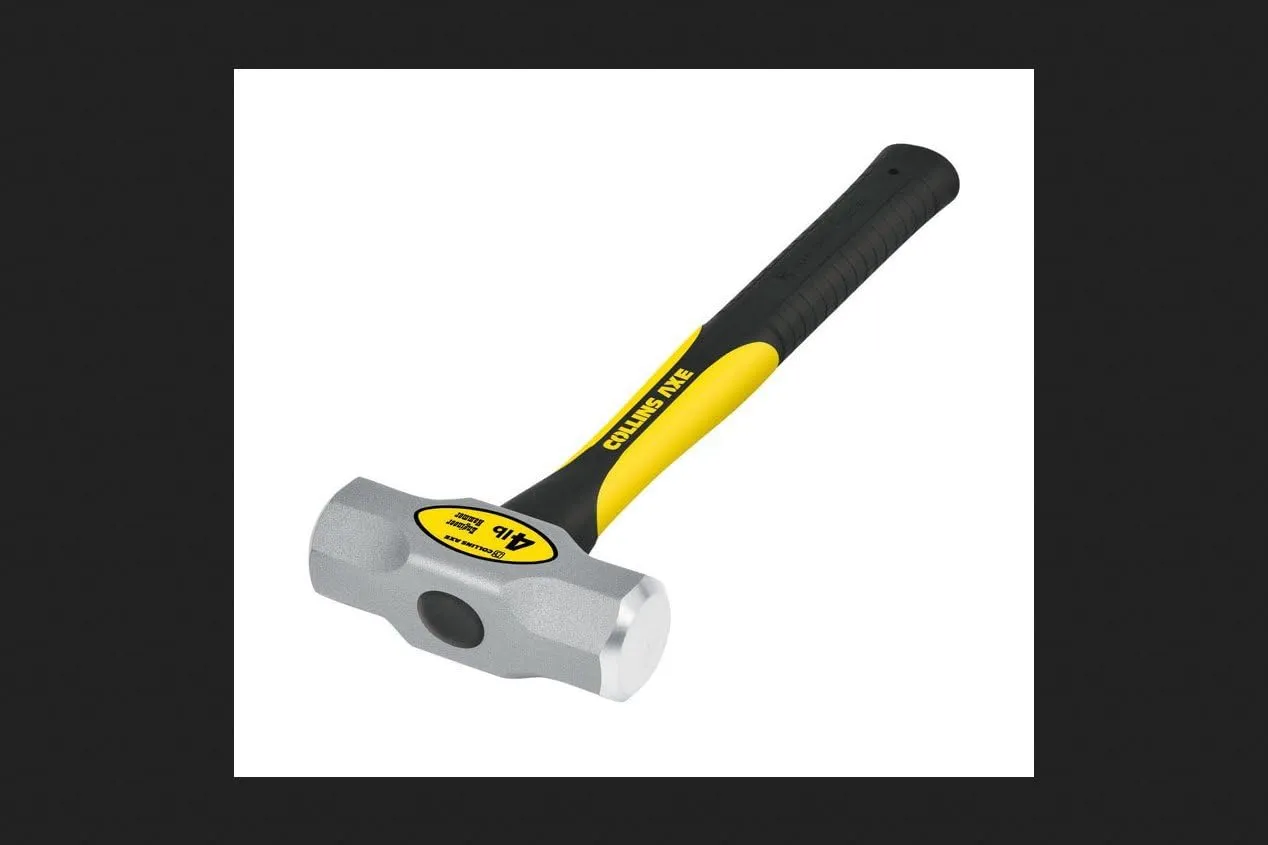 Collins 4 lb. Forged High Carbon Steel Head Engineer Hammer 15 in. L x 1.8 in. Dia.