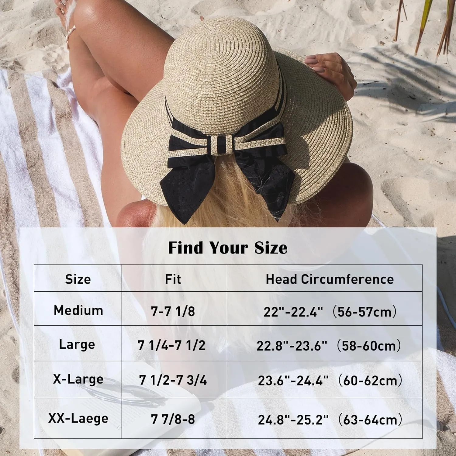 Comhats Summer Beach Sun Hats for Women Wide Brim UV Protection UPF 50  Foldable Packable