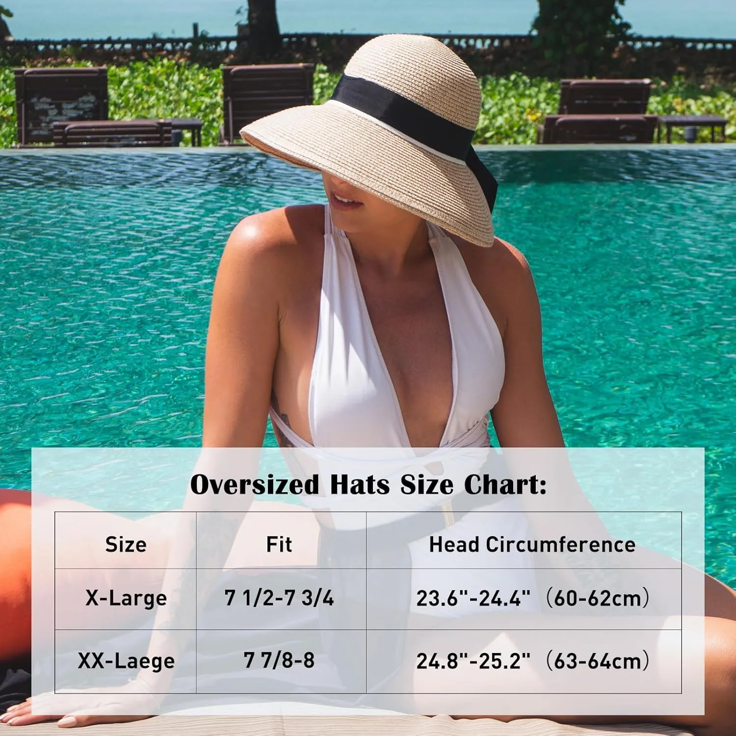 Comhats Summer Beach Sun Hats for Women Wide Brim UV Protection UPF 50  Foldable Packable