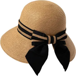 Comhats Summer Beach Sun Hats for Women Wide Brim UV Protection UPF 50  Foldable Packable