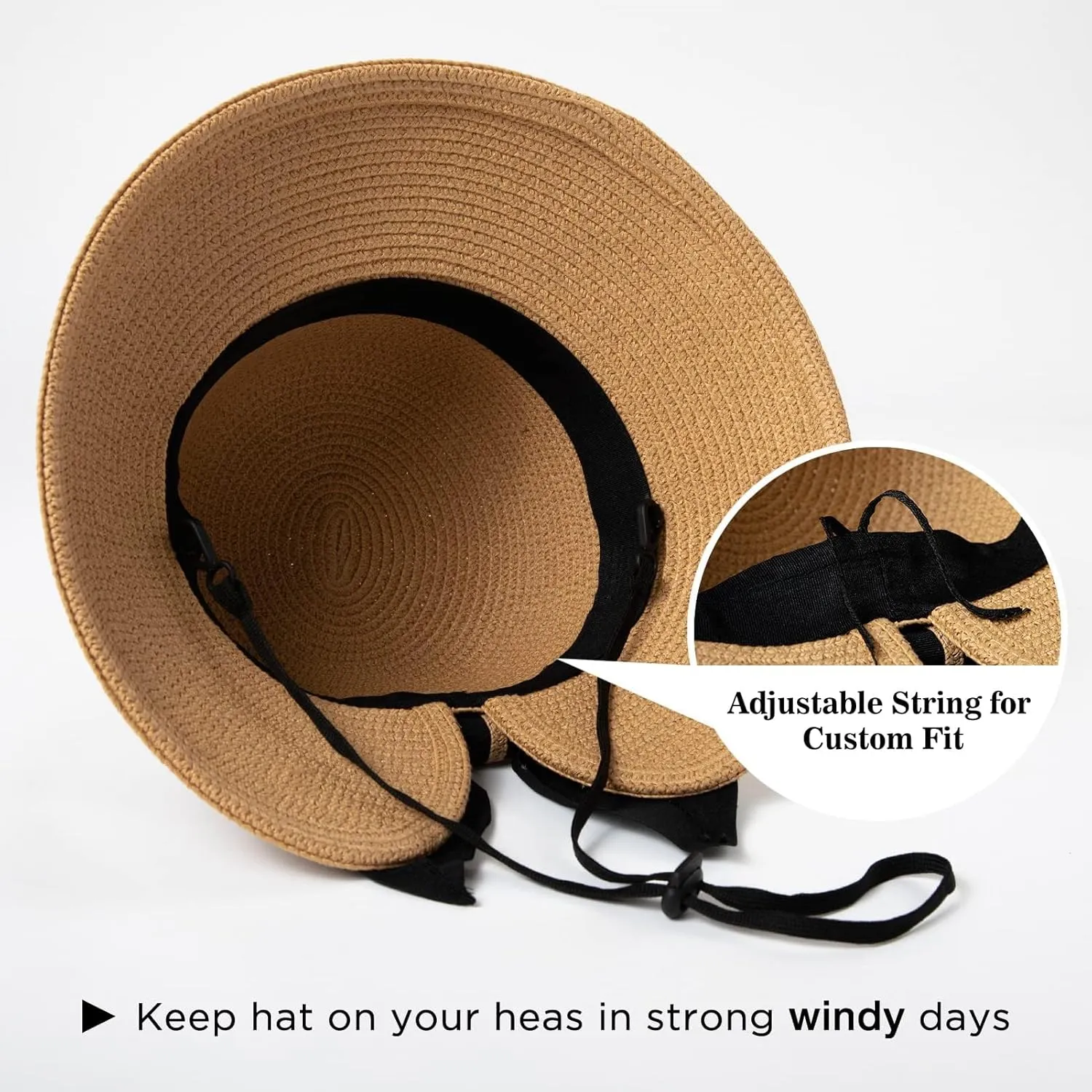 Comhats Summer Beach Sun Hats for Women Wide Brim UV Protection UPF 50  Foldable Packable