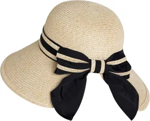 Comhats Summer Beach Sun Hats for Women Wide Brim UV Protection UPF 50  Foldable Packable