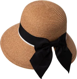 Comhats Summer Beach Sun Hats for Women Wide Brim UV Protection UPF 50  Foldable Packable