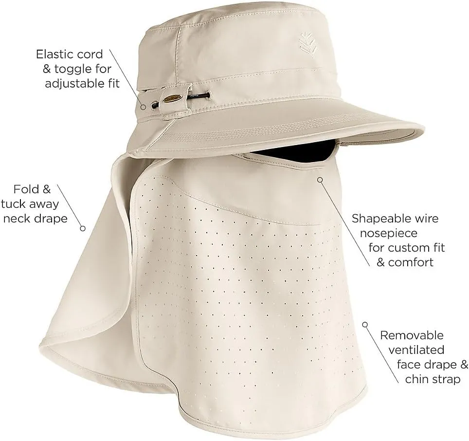 Coolibar UPF 50  Kids' Stevie Ultra Sun Hat - Sun Protective