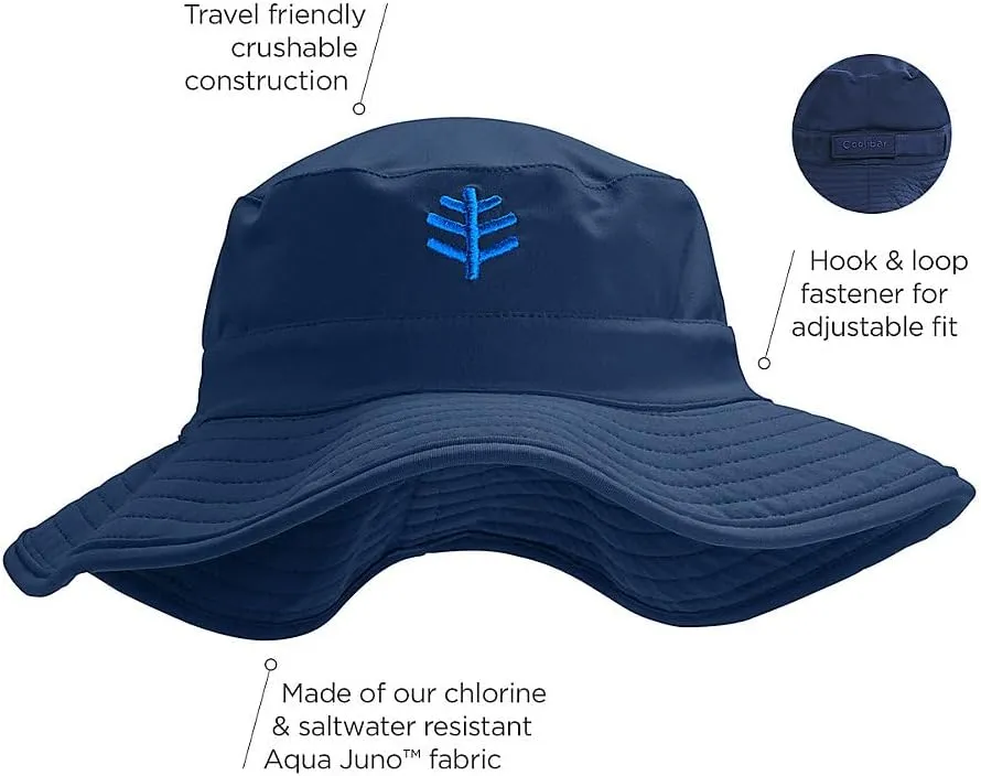 Coolibar UPF 50  Kids' Surfs Up Bucket Hat - Sun Protective