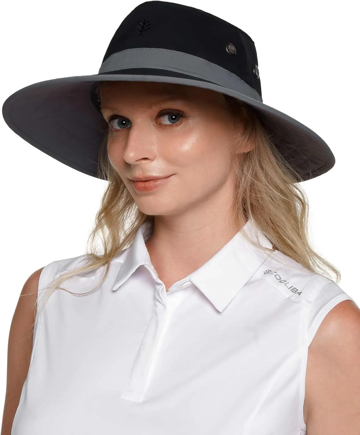 Coolibar UPF 50  Men's Women's Matchplay Golf Hat - Sun Protective