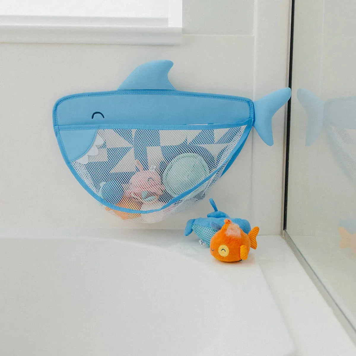 Copper Pearl Bath Toy Organizer Finn
