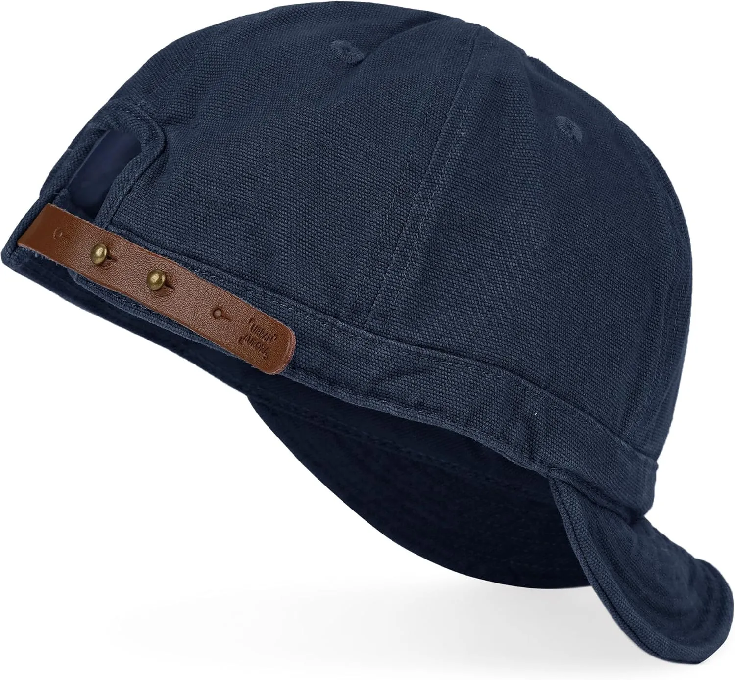 Croogo Cotton Trucker Hat Short Brim Mens Hat Low Profile Dad Hats Soft Short Brim Baseball Cap Flat Snapback Hats for Daily
