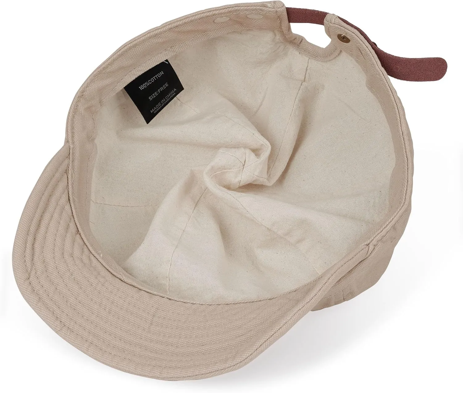 Croogo Cotton Trucker Hat Short Brim Mens Hat Low Profile Dad Hats Soft Short Brim Baseball Cap Flat Snapback Hats for Daily