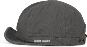 Croogo Cotton Trucker Hat Short Brim Mens Hat Low Profile Dad Hats Soft Short Brim Baseball Cap Flat Snapback Hats for Daily