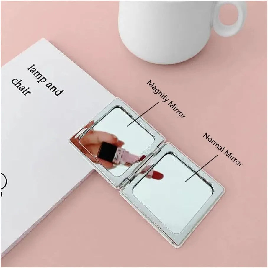 Cute Sylus Rafayel Travel Makeup Mirror Game Love and Deepspace Xavier Portable Mini Handheld Foldable Makeup Mirror (Rafayel)