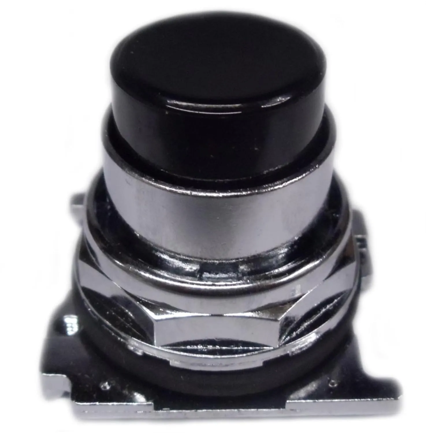 CUTLER HAMMER 10250T111 Push Button, Extended Operator, 10250T Series, Heavy-Duty PUSHBUTTONS, Black, Non-Illuminated