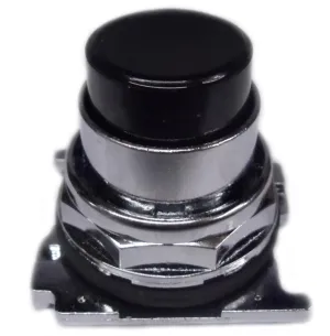 CUTLER HAMMER 10250T111 Push Button, Extended Operator, 10250T Series, Heavy-Duty PUSHBUTTONS, Black, Non-Illuminated